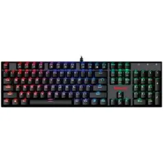 Teclado Mecânico Gamer Redragon Mitra K551 RGB, Switch Brown, ABNT2 - R$270