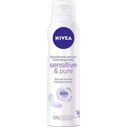 [ AME 5,49 ] Desodorante Nivea Aerosol Sensitive Protect Feminino