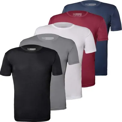 Kit 5 Camisetas Novastreet Dry Fit Anti Suor - Linha Premium