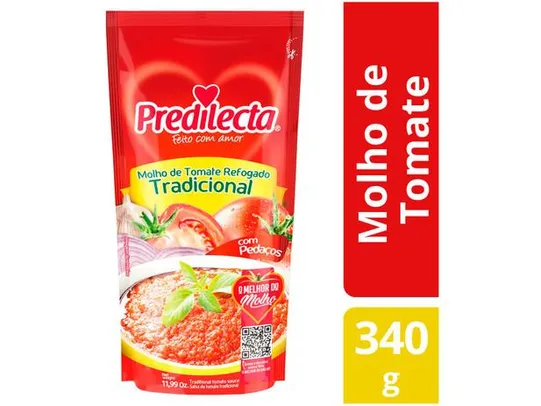 Molho de tomate Predilecta | leve 3 pague 2 | R$ 0,63