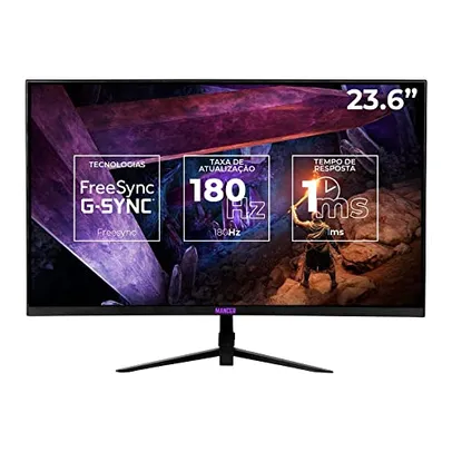 Monitor Gamer Mancer Valak 23.6 Pol VA, Curvo, FHD, 1ms, 180Hz