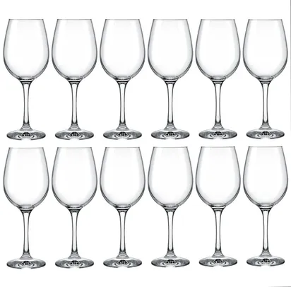 Conjunto de Taças para Vinho Nadir Barone 385 ml – 12 Peças