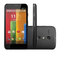 Smartphone Moto G XT1032 8GB, 3G Single, Android, Câm. 5MP, Tela 4.5", Wi-Fi Preto - R$398