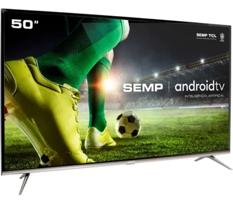 [APP] Smart TV Led 50" Semp SK8300 4K HDR Android Wi-Fi 3 HDMI 2 USB | R$1890