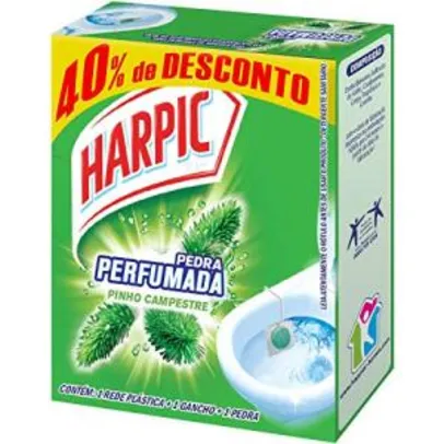 Pedra Sanitária Aroma Plus Pinho, Harpic R$1