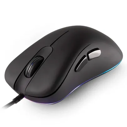 Mouse Gamer Dazz FPS Essential, RGB, 6400DPI, 2 Botões Programáveis, Preto - 62000034