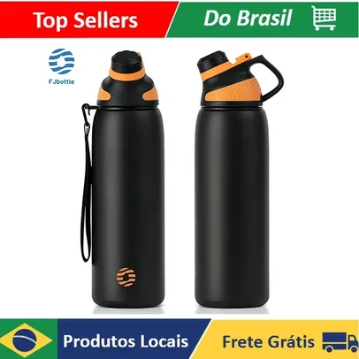 [R$59,24 Moedas/CC Mastercard /BR] Garrafa Térmica Feijian 1000ml