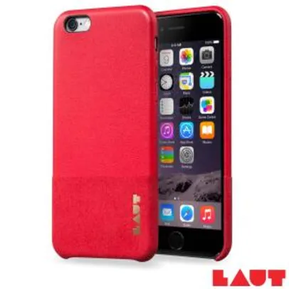 Capa Protetora para iPhone 6 e 6s Laut Un1form Vermelho com 02 Películas - LT-IP6/6SUNRI - LJ6SUNRIVRM_PRD