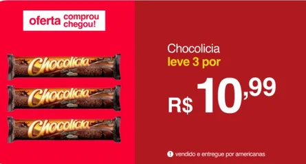  Leve 3 - Biscoito de Chocolate Recheado Chocolícia 132g