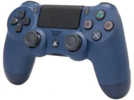Controle para PS4 sem Fio Dualshock 4 Sony - Midnight Blue | R$207