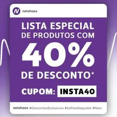 40% OFF em seleção de itens