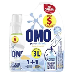 [Prime] Kit Inicial OMO Puro Cuidado Toque de Aveia para Diluir