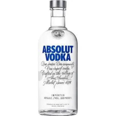 Cartão Americanas Vodka Absolut Original - 750ml por R$ 50