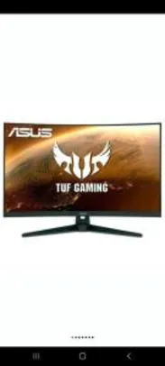 Monitor Gamer Asus LED TUF Gaming 31.5´, Curvo 165Hz, 1ms + headset de "brinde" | R$2000