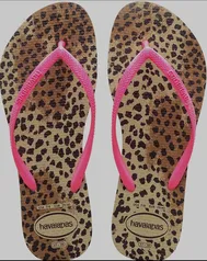 Chinelo Slim Animals, Havaianas, Feminino