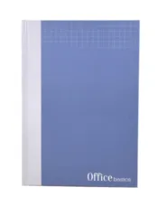 Conjunto com 3 cadernos A5 com capa dura preto e azul - Office Basics 