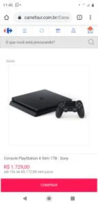 Saindo por R$ 1729: Console PlayStation 4 Slim 1TB - Sony R$ 1729 | Pelando