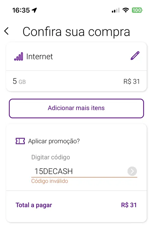 Imagen na descrição da promoção