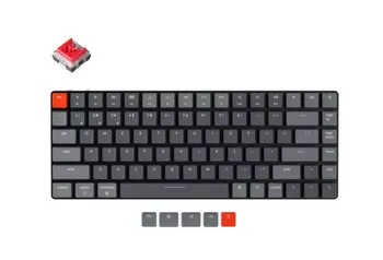 Teclado Mecânico Keychron K3 V2 ultra-fino Fem fio Low profile Rgb