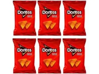 Kit Salgadinho Queijo Nacho 84g Doritos - 6 Unidades | R$18