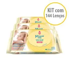 [Net Farma] Kit Lenços Umedecidos Johnson`s Baby Recem-Nascido por R$ 18