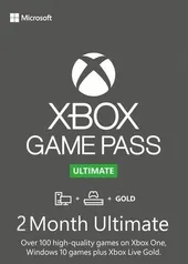 [Novas Contas]Xbox Game Pass Ultimate – 2 Month TRIAL Subscription (Xbox/Windows) Non-stackable Key GLOBAL