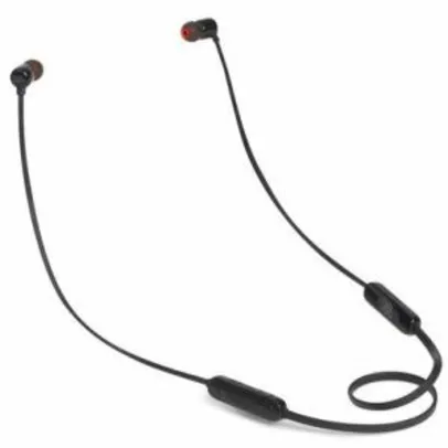 Fone de Ouvido JBL T110, Bluetooth, In Ear, Preto | R$119
