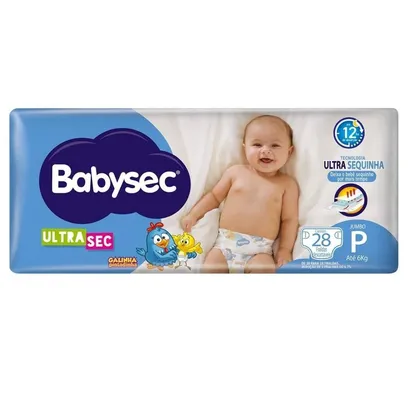 Foto do produto Fralda Babysec Ultrasec Galinha Pintadinha Jumbo P