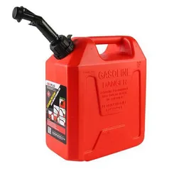 Galão De Gasolina 10 Litros Com Bico Vermelho | R$202