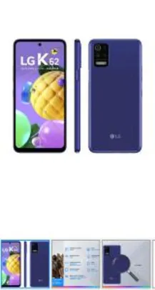 Smartphone LG K62 64GB Azul 4G Octa-Core 4GB RAM - Tela 6,59” - R$1020