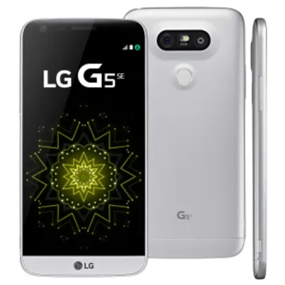 Smartphone LG G5 Prata, Tela 5.3", 4G+WiFi+NFC, Android 6.0, 16MP, 32GB