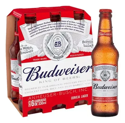 Cerveja Budweiser 330 Ml Long Neck