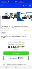 Óculos VR PS4 + Camera + 2 jogos starters