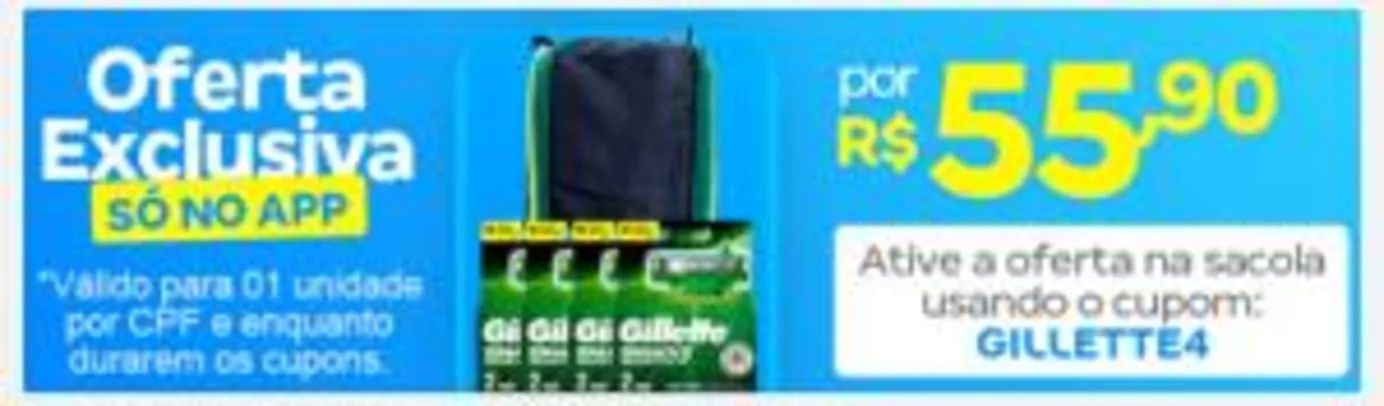 Kit com 8 Carga Gillette Mach3 Sensitive + Brinde Porta Chuteira