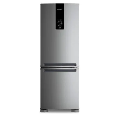 Foto do produto Geladeira Brastemp Frost Free Inverse A+++ 479 Litros Cor Inox Com Super Capacidade e Smart Flow - BRE58FK