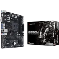 Placa Mãe Biostar B550MH, Chipset B550, AMD AM4, mATX, DDR4, AB55AM4S-R02-BS212X