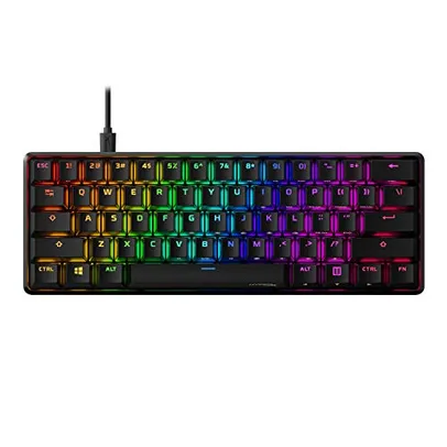 Hyper X, TECLADO MECANICO HYPERX ALLOY ORIGINS 60, Preto com iluminação RGB, HKBO1S-RB-US/G