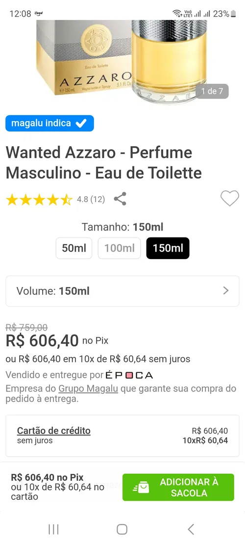 Imagen na descrição da promoção