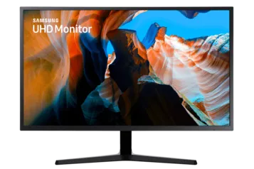 [ESTUDANTES] Monitor UHD Samsung  32", 4K, HDMI, Display Port, Freesync, Preto, Série UJ59