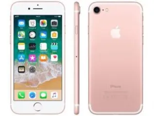 iPhone 7 32GB Ouro Rosa Desbloqueado IOS 10 Wi-fi + 4G Câmera 12MP - Apple - R$2069 (ou R$1885 com Ame)