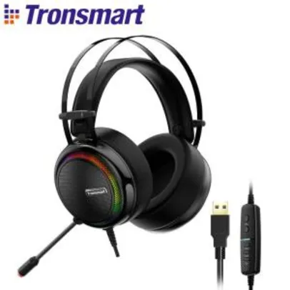 (FRETE GRÁTIS) Headset Tronsmart glary gaming fone de ouvido virtual 7.1 USB - R$149