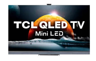 Smart TV 4K TCL Qled 55 com Google TV, Dolby Vision, Bluetooth e Wi-Fi - 55C825