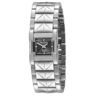 Relógio Feminino Quadrado Prateado Bracelete Ivete Sangalo | R$120