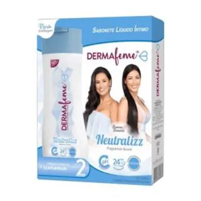 Kit Sabonete Intimo Dermafeme Neutralizz 200ml 2 Unidades Loprofar | R$1,99