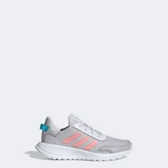 Tênis Adidas Tensaur Run K - Cinza e Rosa | R$90