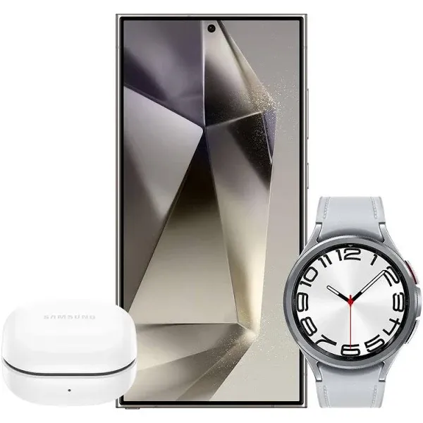 Imagem do produto Galaxy S24 Ultra 1TB - + Galaxy Watch6 Classic Lte 47mm - + Galaxy Buds Fe - Grafite