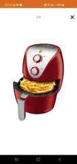 (App) Fritadeira Air Fryer Mondial AF-32-RI Family 3,5L Vermelha (127v) | R$283