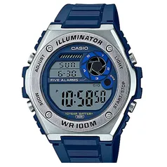 Relógio Unissex Digital Casio MWD-100H-2AVDF - Azul