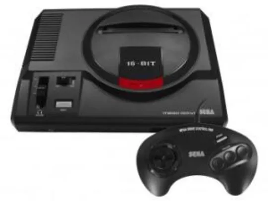 Mega Drive 1 Controle Tectoy - 22 Jogos na Memória | R$224