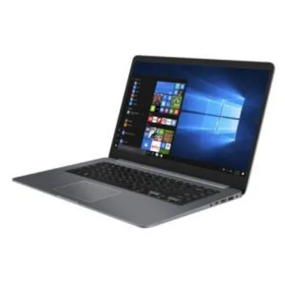 Notebook Vivobook X510UR-BQ291T Intel Core i5 8GB (GeForce 930MX com 2GB) 1TB Tela Nano Edge 15,6'' W10 Cinza - Asus